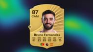 Bruno Fernandes is the best player in the current Manchester United squad, as per EA FC 26 ratings (Image via EA Sports)